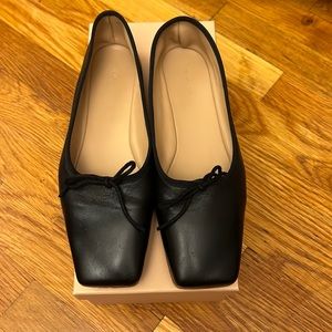 Mansur Gavriel Square Toe Ballerina Flats